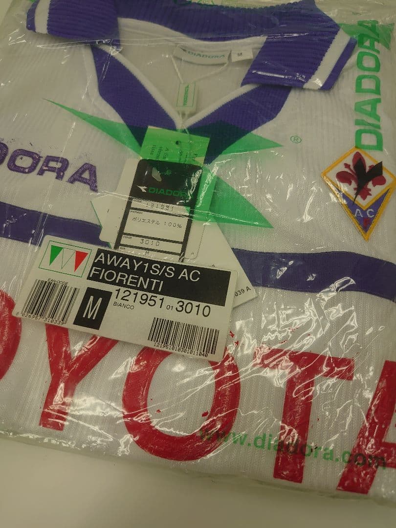 00/01 フィオレンティーナ アウェイ 半袖 ユニフォーム新品未使用タグ付