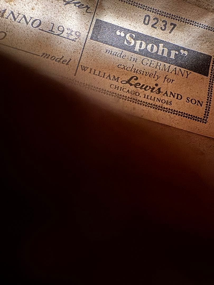 バイオリン Gustav August Ficker