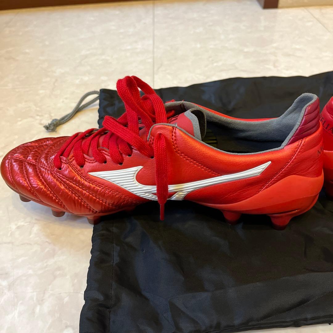 サ*手様 Mizuno Morelia Neo サッカーシューズ レッド