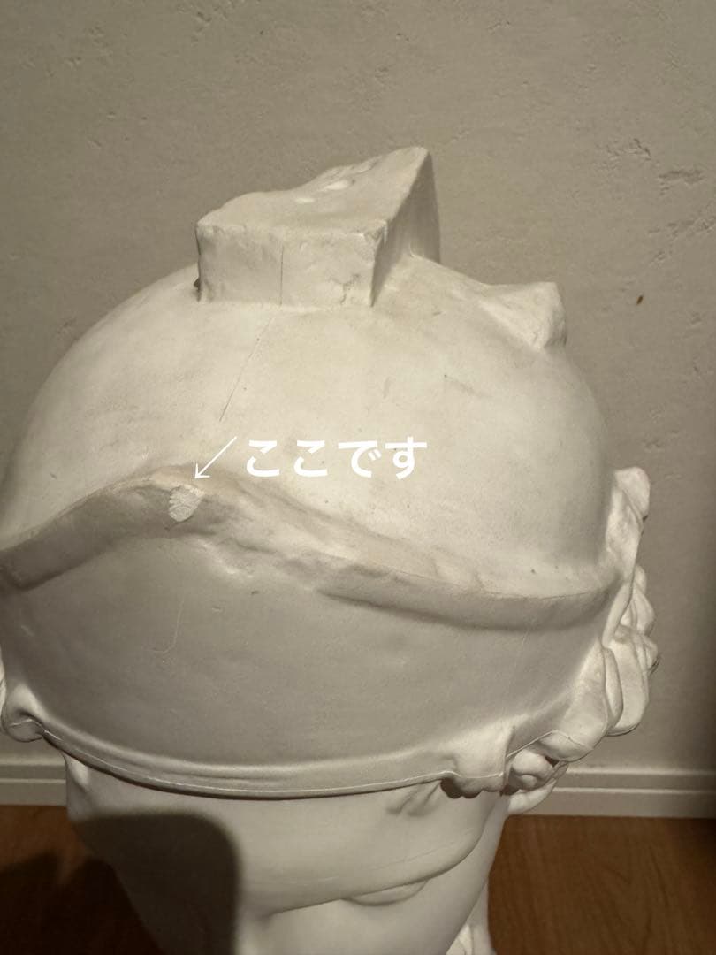 青年マルス 首像 石膏像 デッサン 石川古代彫刻SS 美術 インテリア 置物