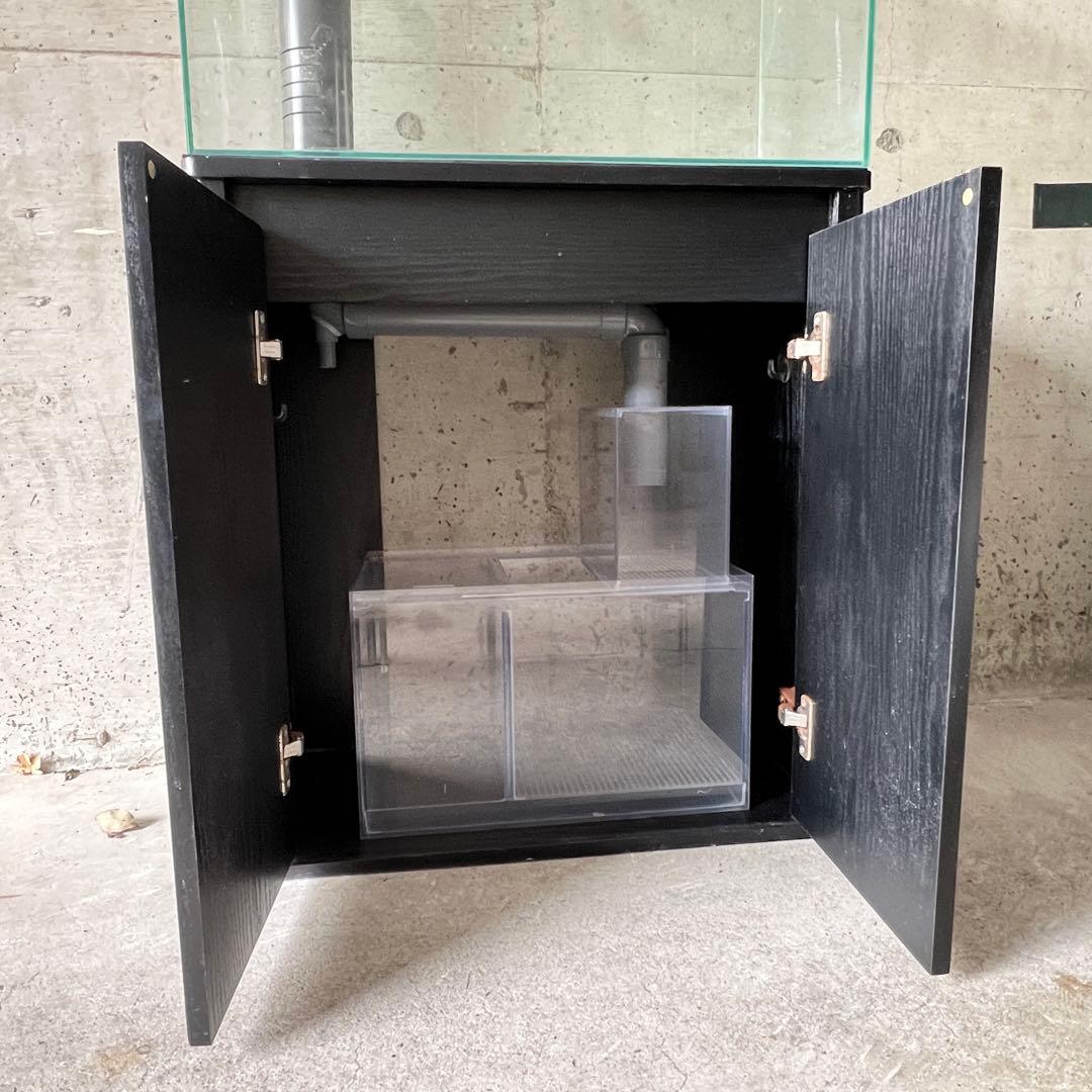 【セット・在庫残り１点】オーバーフロー水槽 セット（水槽台・ろ過槽付）