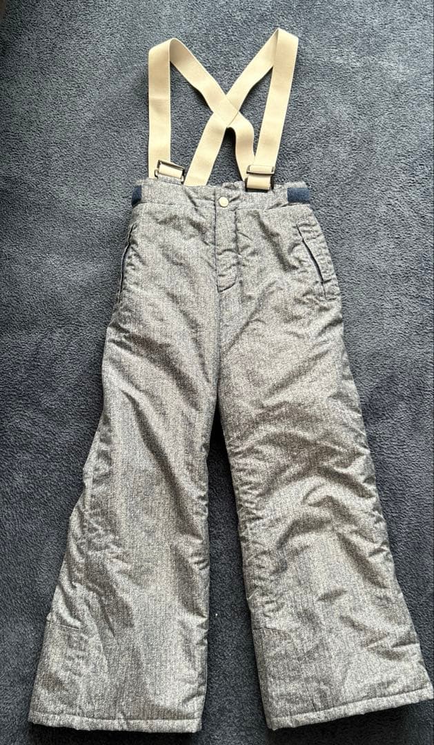 スキーウェアセット　調整可能　笛付き　手袋　プロテクター　110-130cm