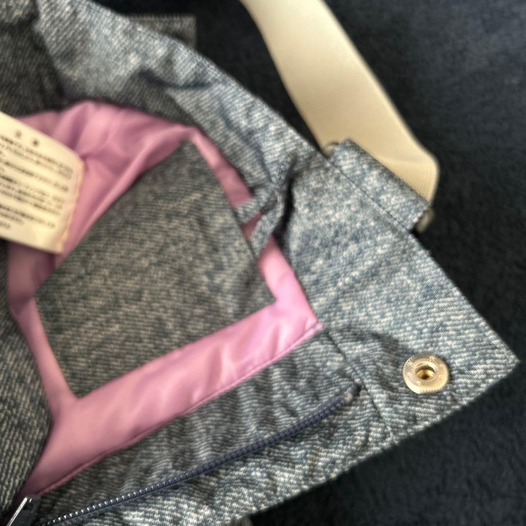 スキーウェアセット　調整可能　笛付き　手袋　プロテクター　110-130cm