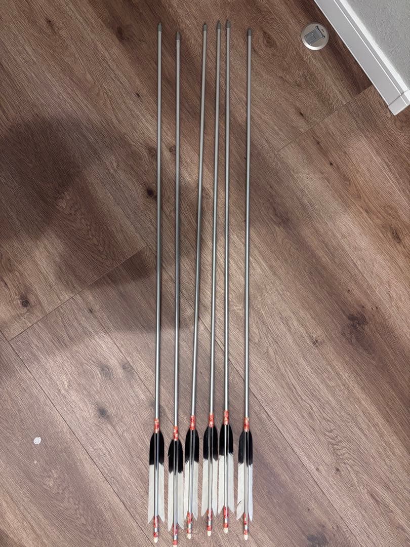 EASTON xx75 1913 95cm 弓道矢 6本矢筒セット
