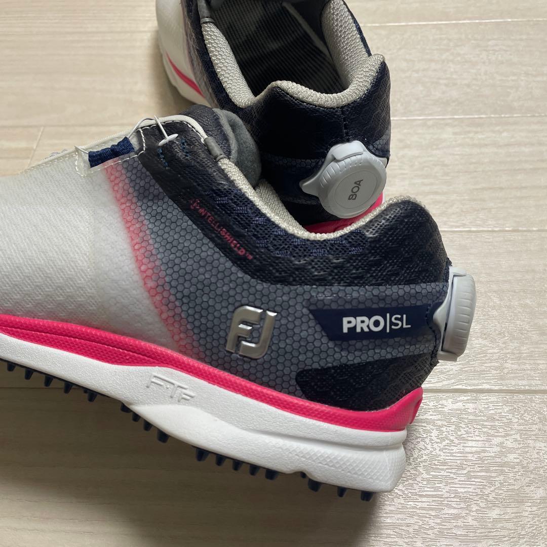 新品 フットジョイ PRO SL レディース ゴルフ シューズ 23.5cm