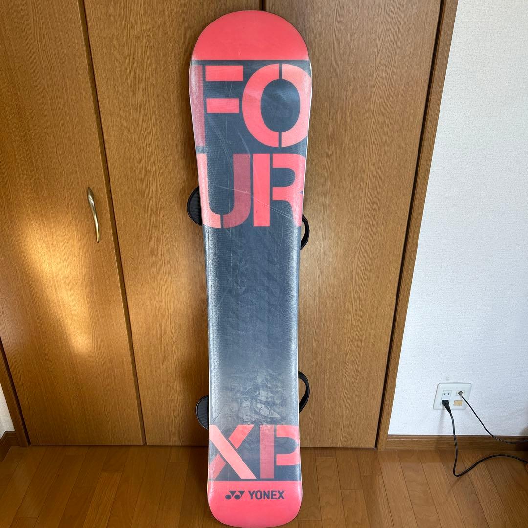 【スノーボード板、ビンディング、ブーツ、カバー付】YONEX/4XP