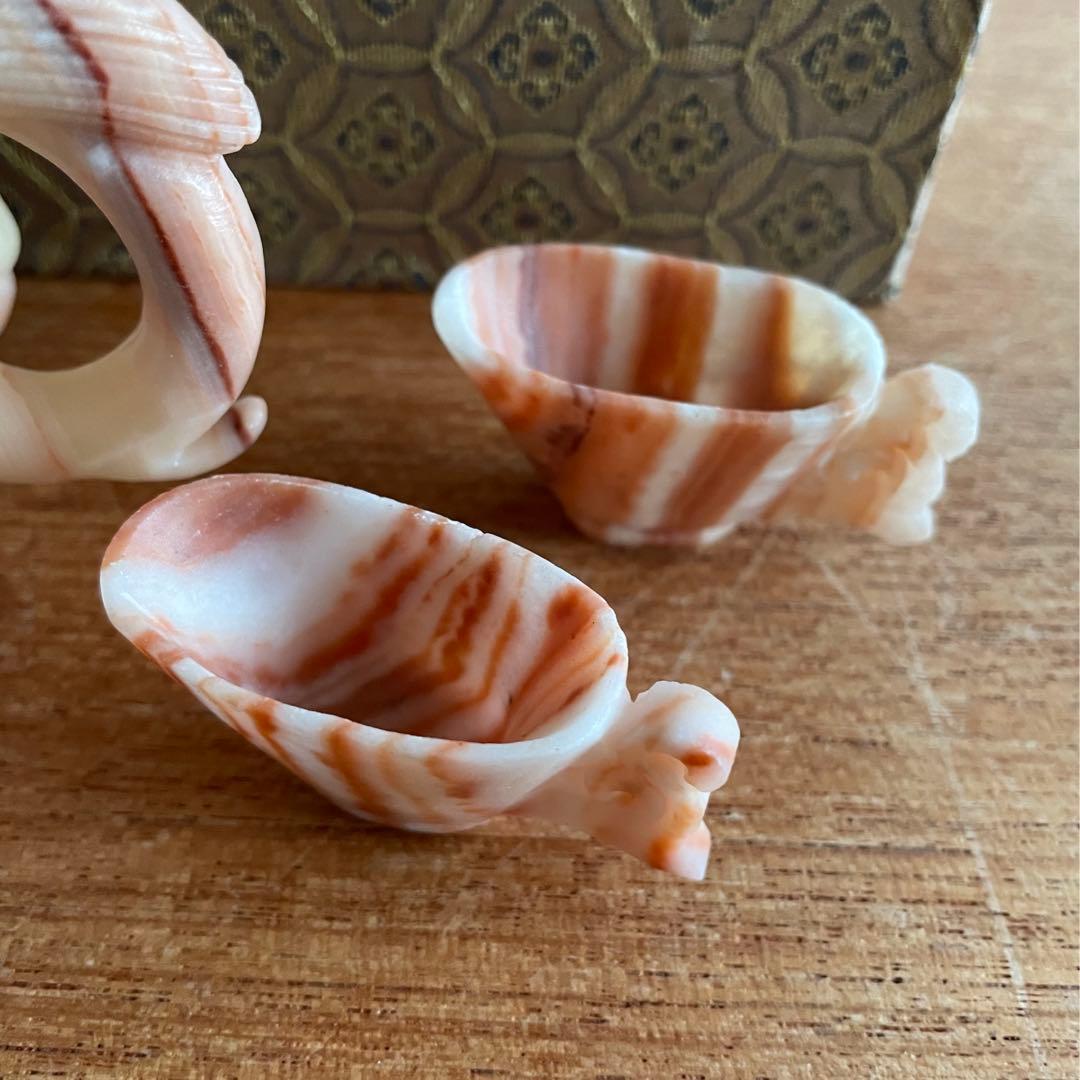 石　中国茶器セット　未使用