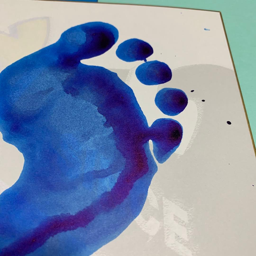 ガンバ大阪　加地選手　サイン　足型　2011年　日本代表