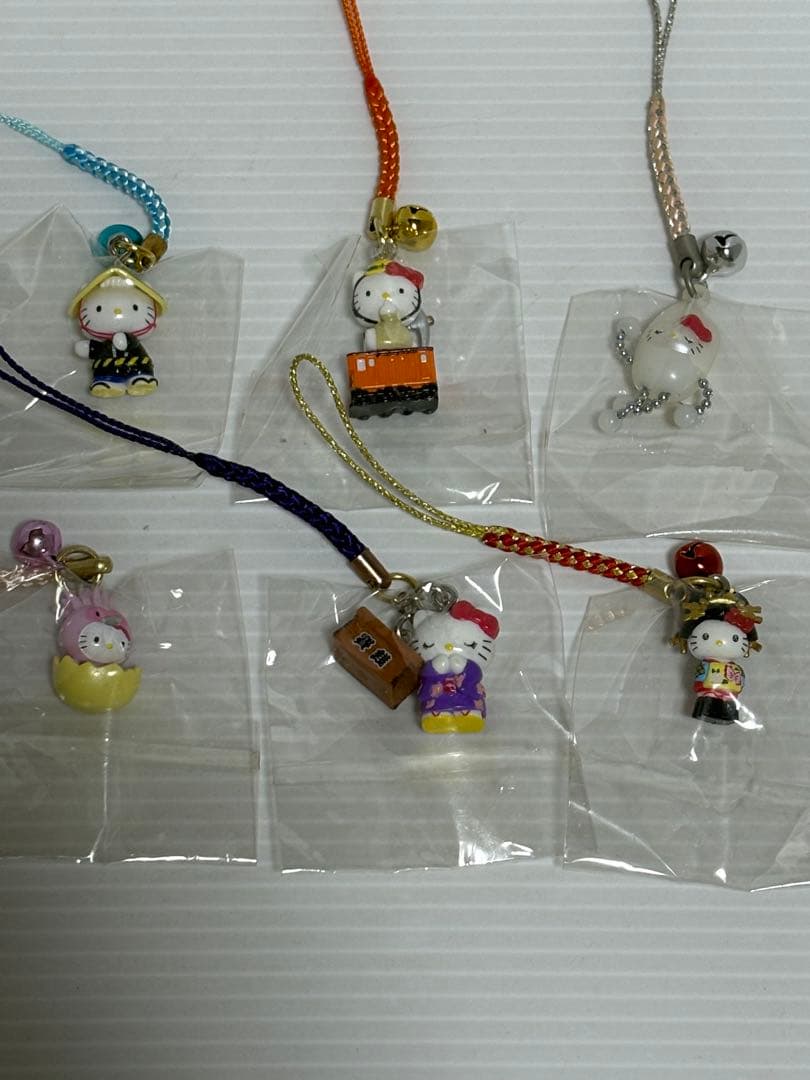 ハローキティ 根付け ストラップ 65種セット ご当地