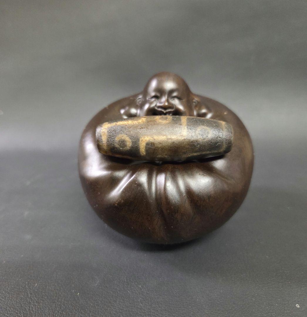 990 天珠　九眼天珠　貴重　珍品　風化　dzibeads！