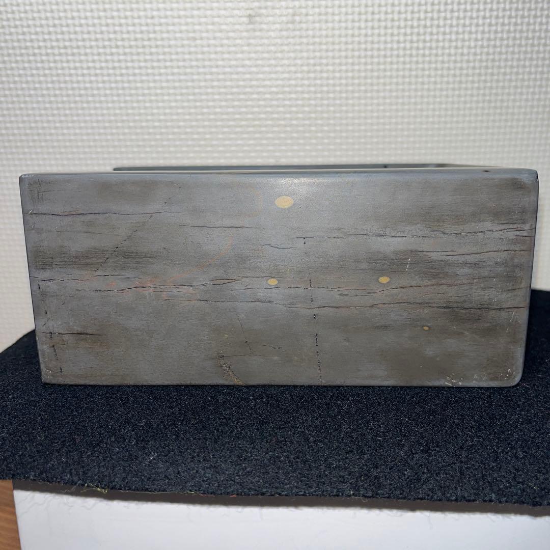 ⭕️中国端渓硯　太史研　綺麗な石紋と11眼柱 個性的　女性好み