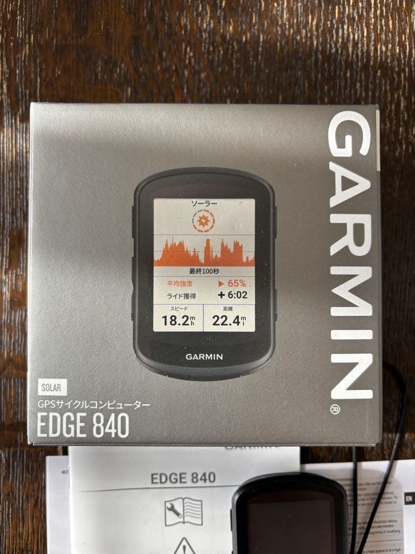 美品 Garmin EDGE 840 SOLAR サイコン