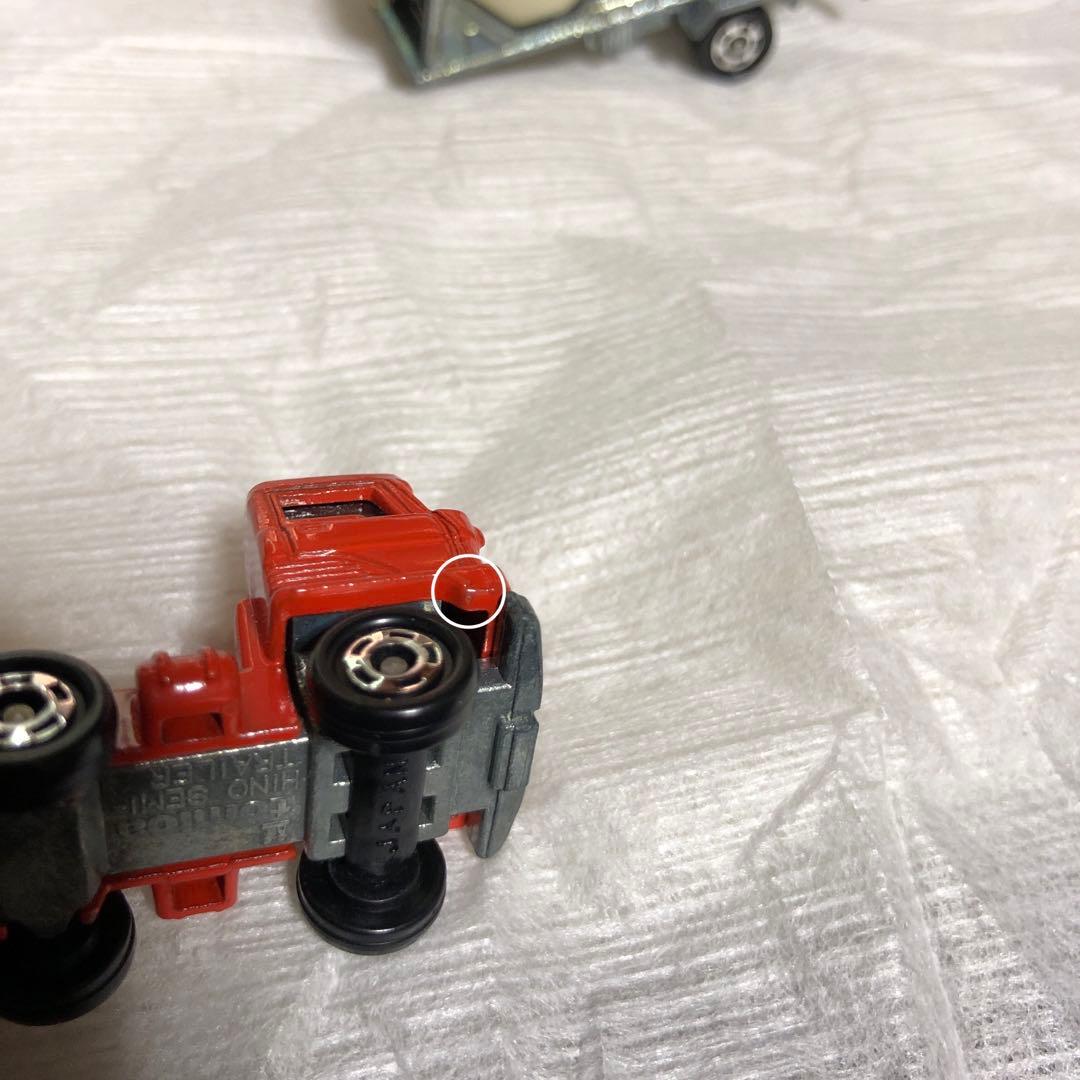 日本製　トミカ　日野　バルクトレーラー　19 赤箱