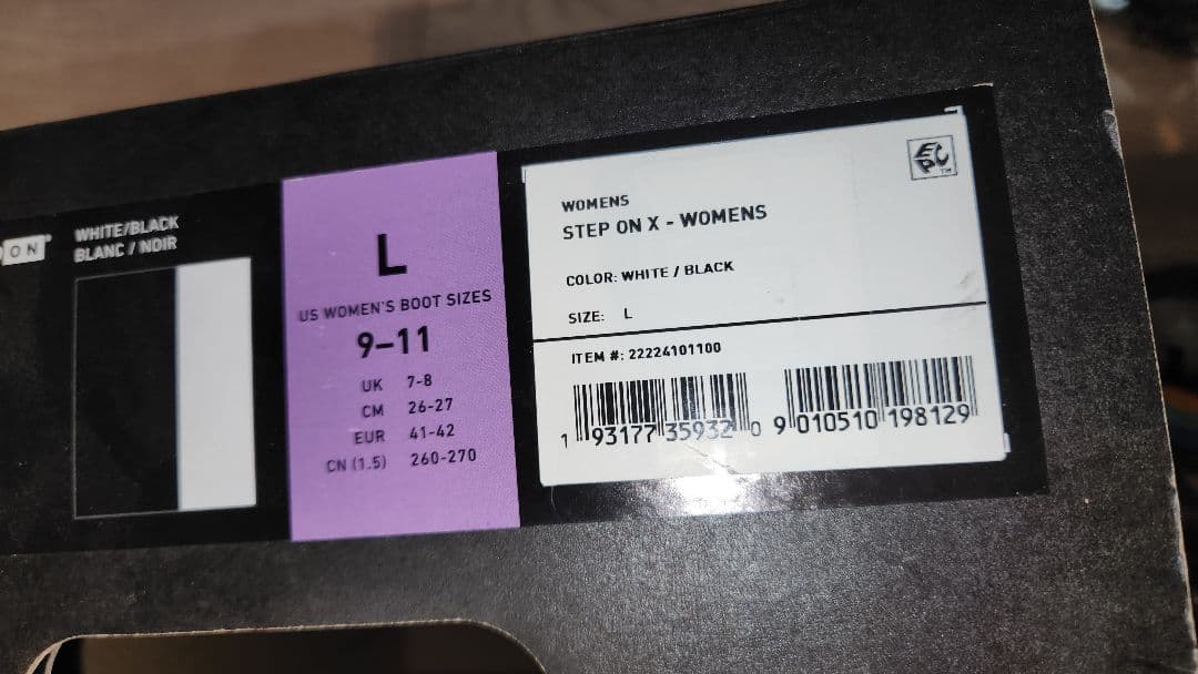 総額127600円wms Burton Step On X　RITUAL26cm