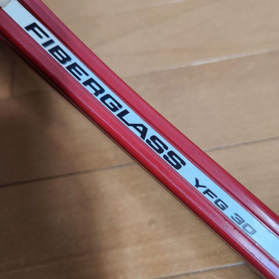 希少 YAMAHA テニスラケット FIBERGLASS YFG30 ヤマハ 赤