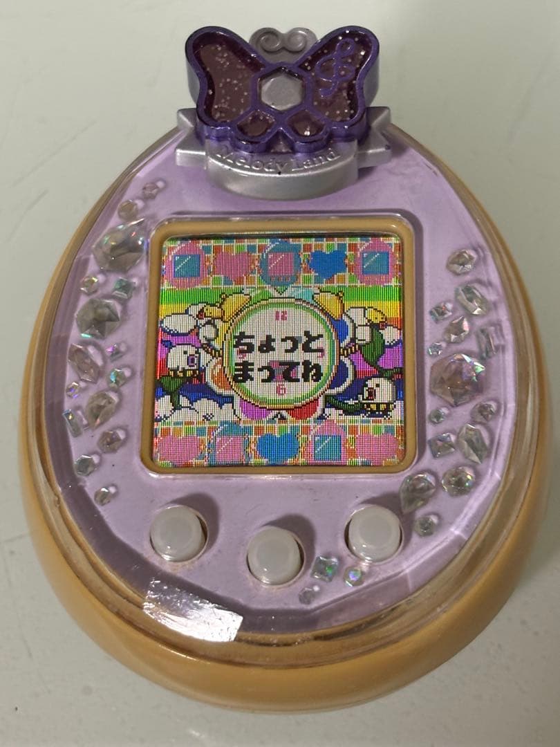 たまごっちピースTamagotchi P'sパープルデコピアス