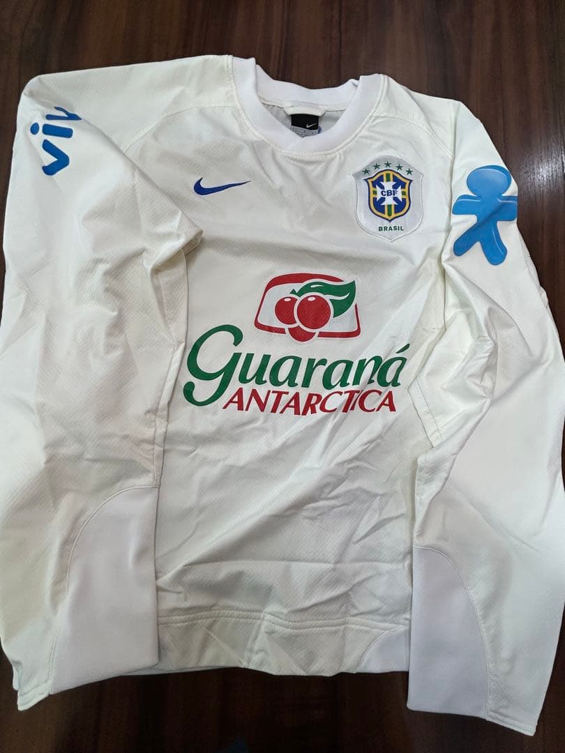超貴重‼️ ブラジル代表•スタッフ支給品TRウエア・ホワイトUS−L・新品