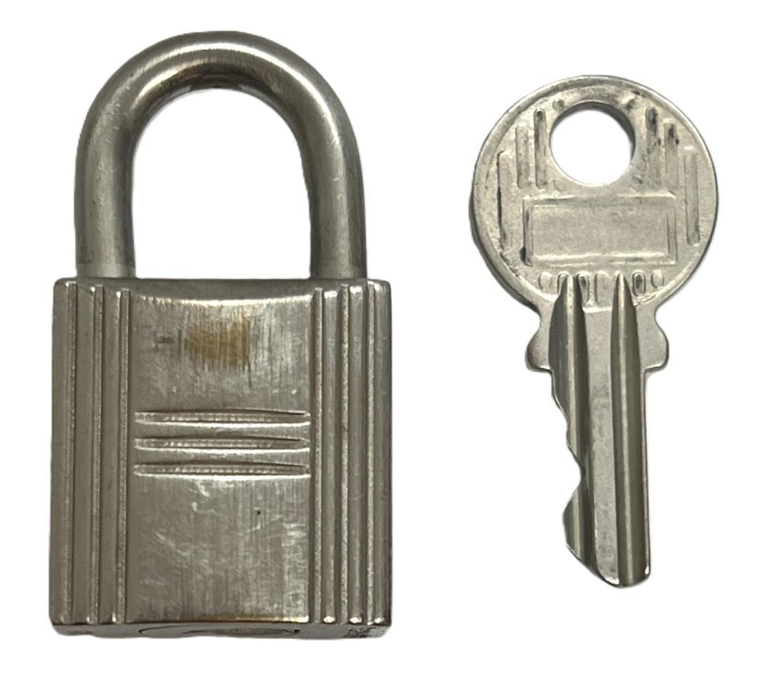 エルメス カデナ＆キー パドロック No.121 シルバー 中古品(96085)