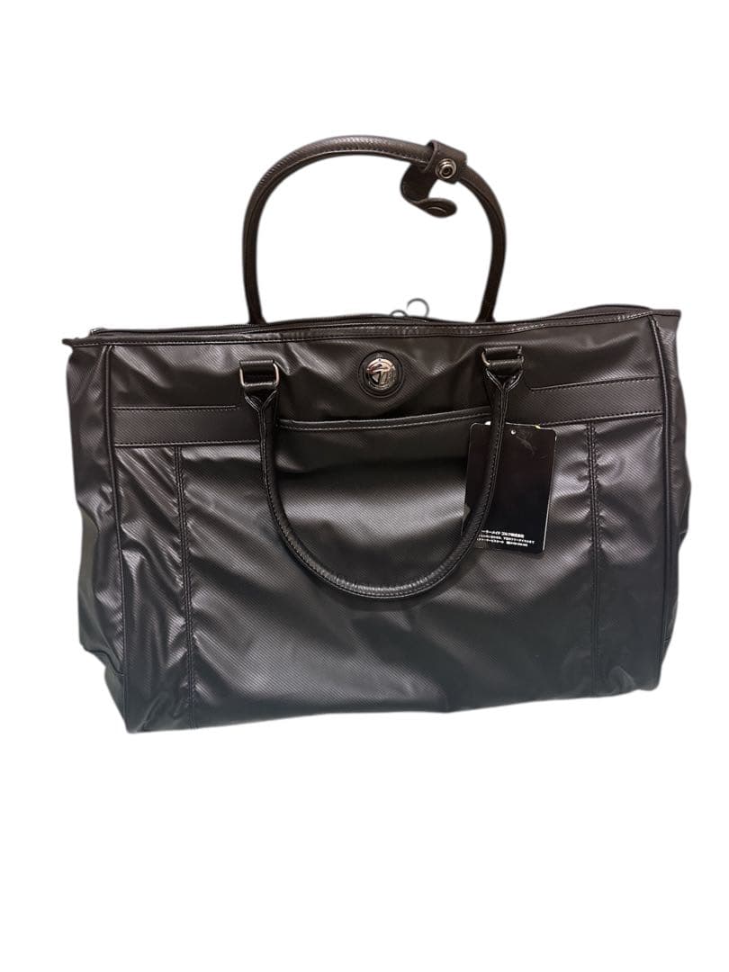 【新品】黒 ナイロン ボストンバッグ