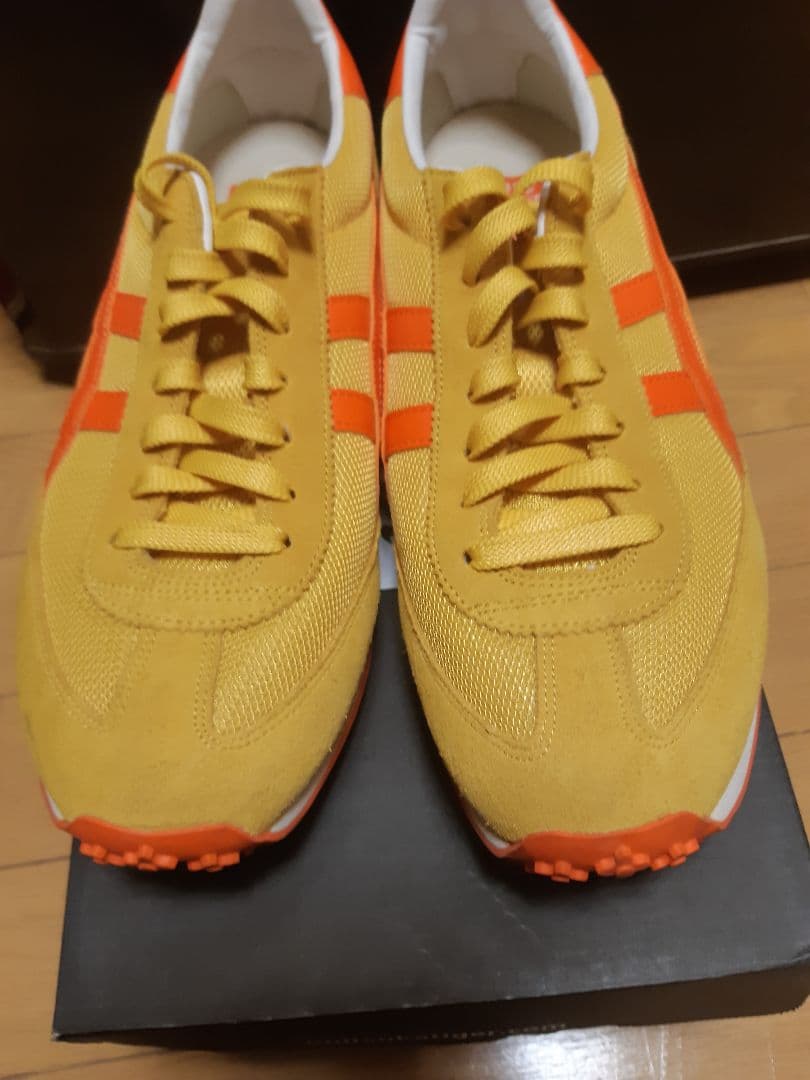 貴重美品オニツカタイガーEDR78 27.0 大人気イエロー×オレンジ
