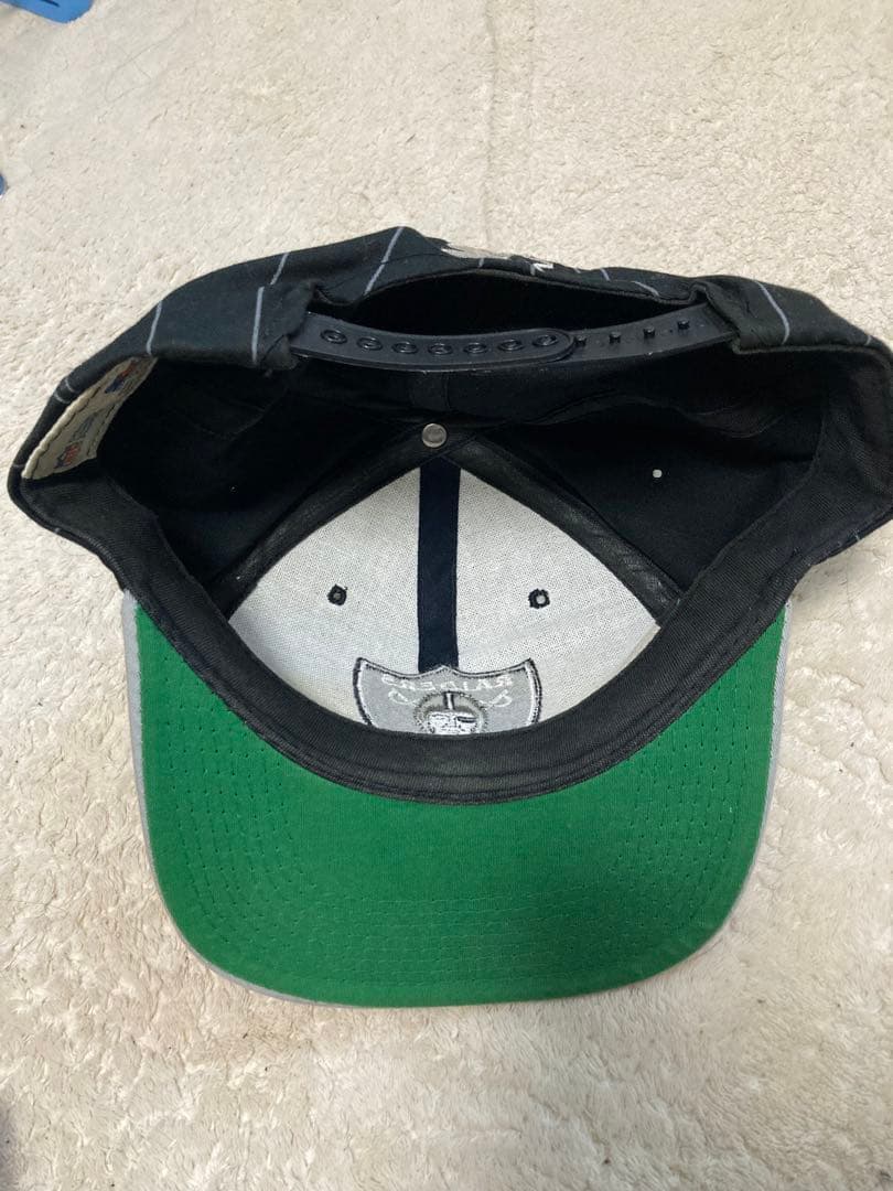レイダース　ストライプキャップ NFL公認 Starter(⚠️希少)