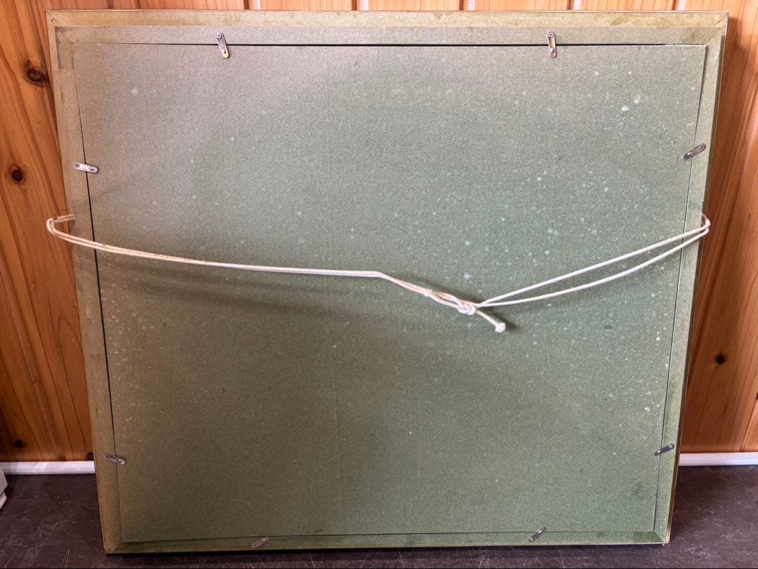 【油絵 / 模写 】 果実と花 絵画 額縁 壁掛け 絵 花 果物