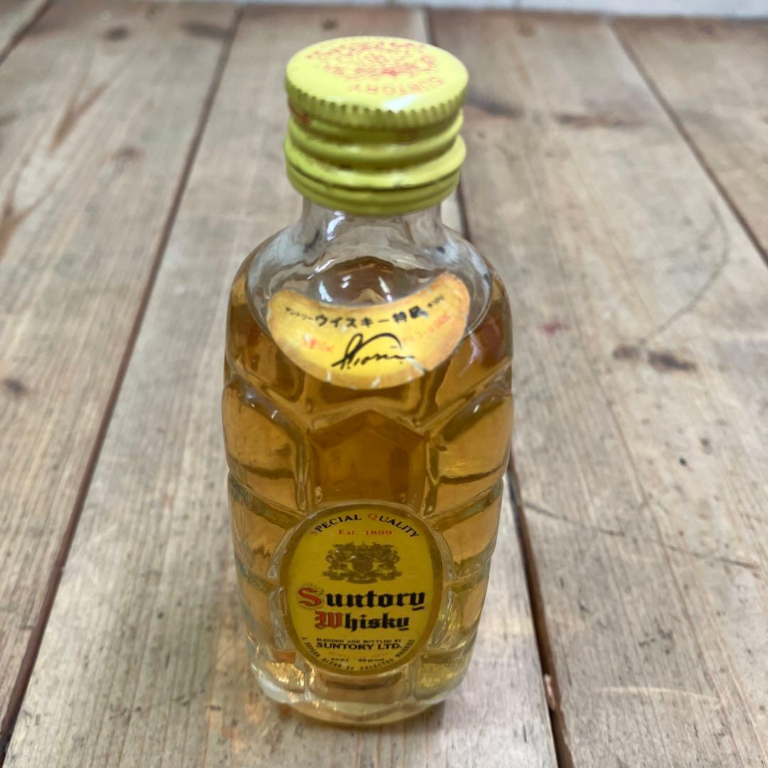E-壁 ウィスキー サントリー ミニボトル 5本セット 希少 古酒 レア レトロ
