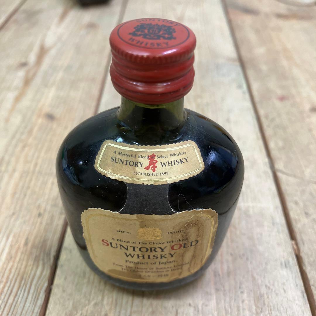 E-壁 ウィスキー サントリー ミニボトル 5本セット 希少 古酒 レア レトロ