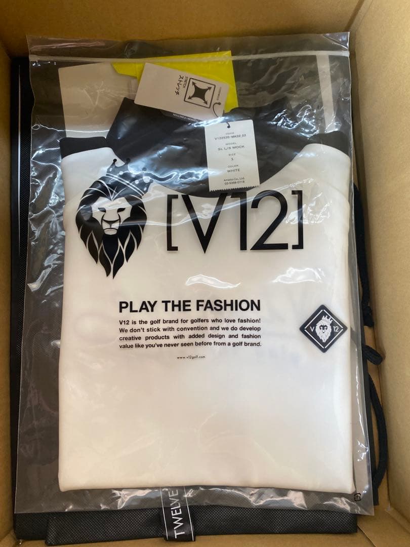V12 ゴルフ　モックネック長袖　レディース　サイズ1