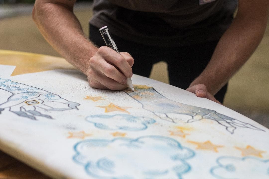 サーフボード（ハンドペイント）値下げ中