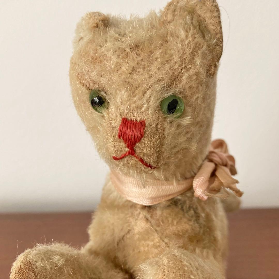 希少　猫　ネコ　ぬいぐるみ　ドイツ　ヴィンテージ　アンティーク