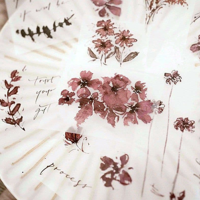 海外マステ ☆ floral ☆ jr.journal