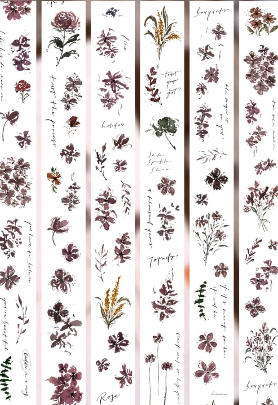 海外マステ ☆ floral ☆ jr.journal