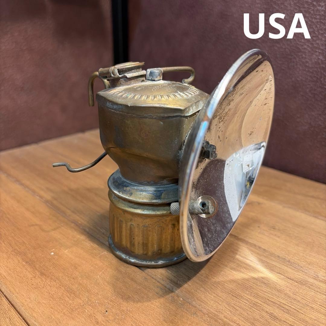 USA製 ヴィンテージ カーバイドランプ ジャストライト キャンプカーバイト10