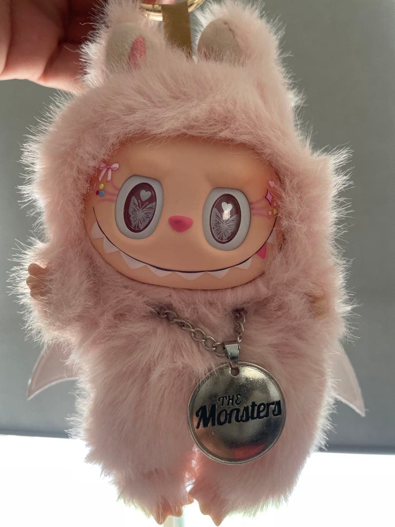 海外限定・即日発送】ZIMOMO LABUBUぬいぐるみ　ピンクデビル　1点のみ