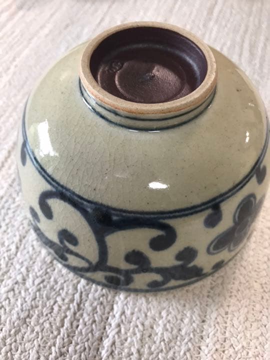 唐草文　抹茶碗