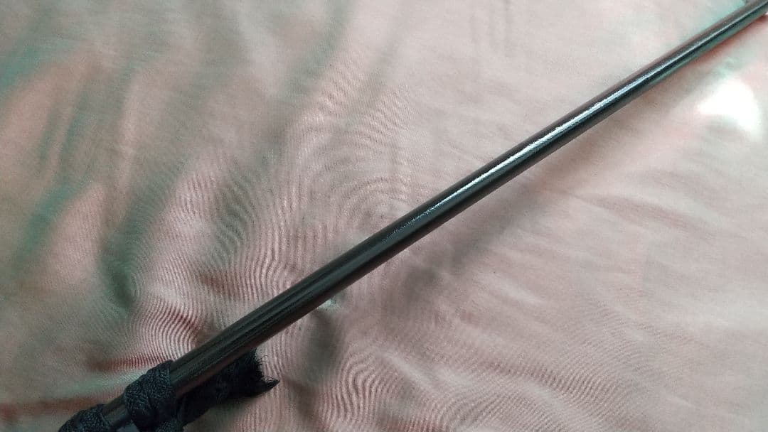 【二尺四寸一分】レザー風柄 居合刀 海鼠透かし鍔 模造刀 武具 拵え 日本刀