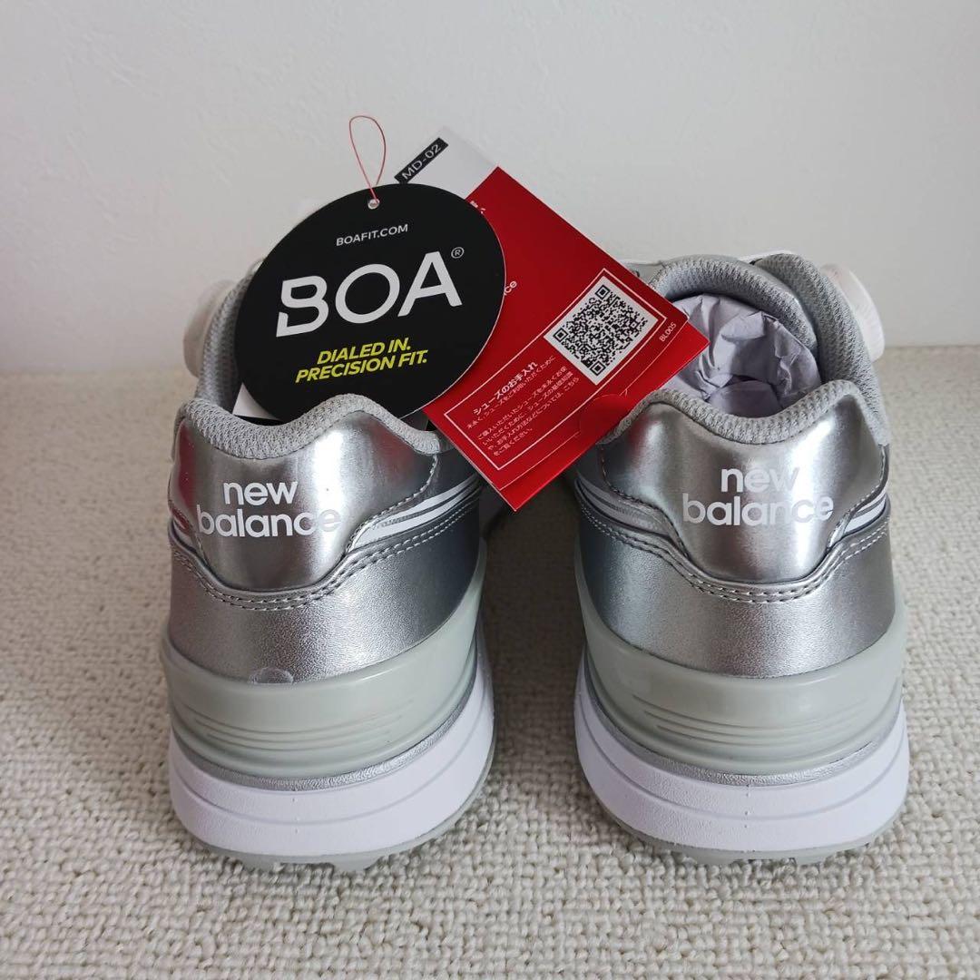 New Balance BOA ゴルフシューズ シルバー