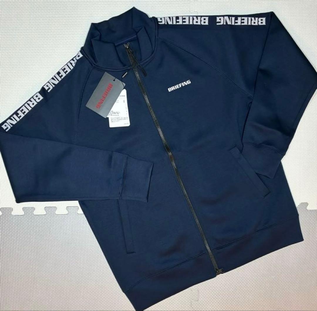BRIEFING ウォーム サイドロゴライン ブルゾン（NAVY／M）