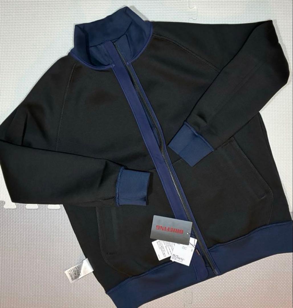 BRIEFING ウォーム サイドロゴライン ブルゾン（NAVY／M）