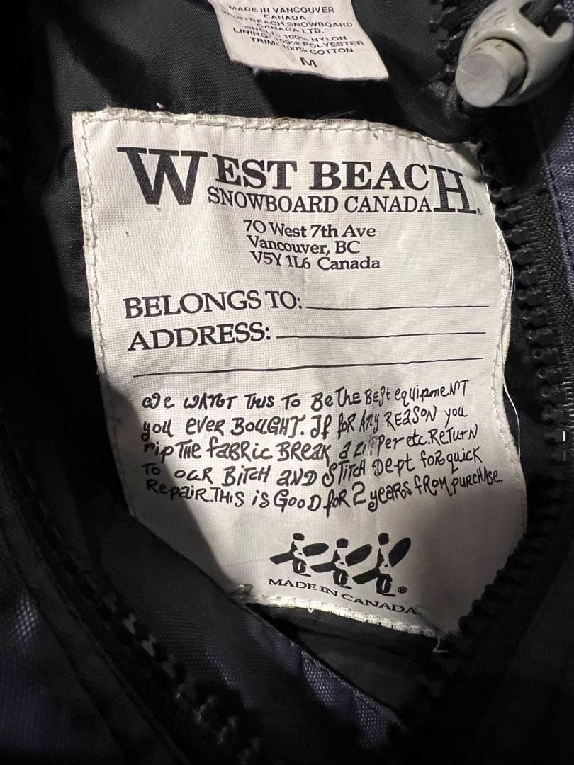 最新 限定品　2026年 モデル 新品 ‼️　WEST BEACH スノボーウェア