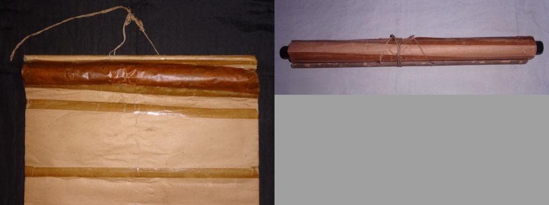 アンティーク 明治天皇 昭憲皇太后 大正天皇 貞明皇后 昭和天皇 紙本 掛軸