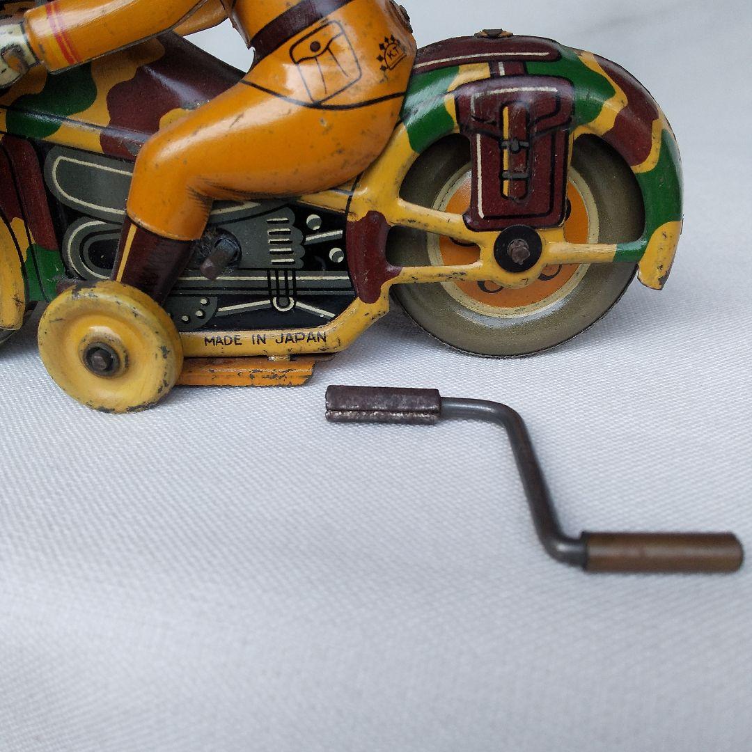旧日本軍 ブリキ バイク オートバイ 昭和 レトロ ビンテージ アンティーク