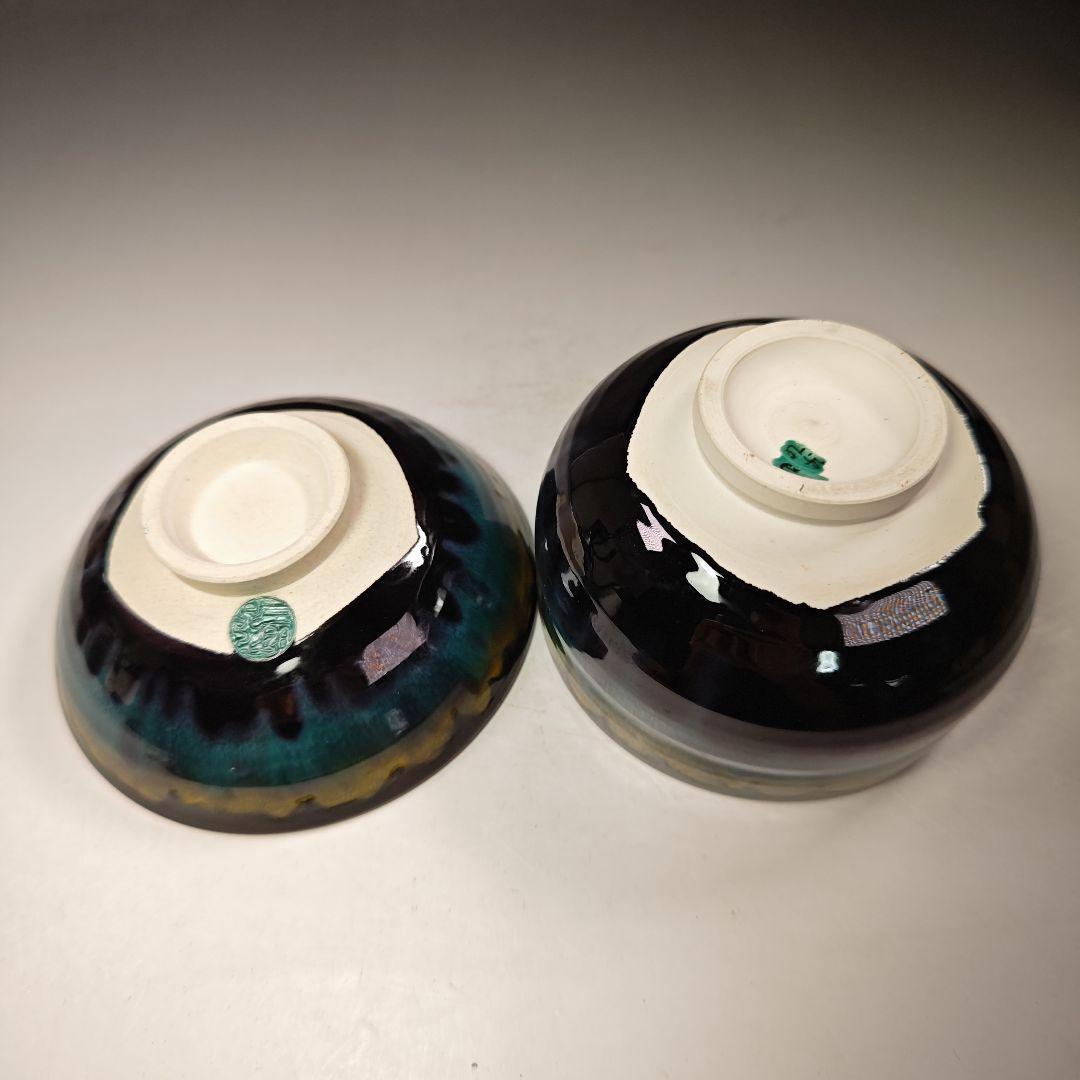 イ560 茶道具揃『九谷焼　森澤昭三』『深厚釉彩　茶道具一式　共箱』セット