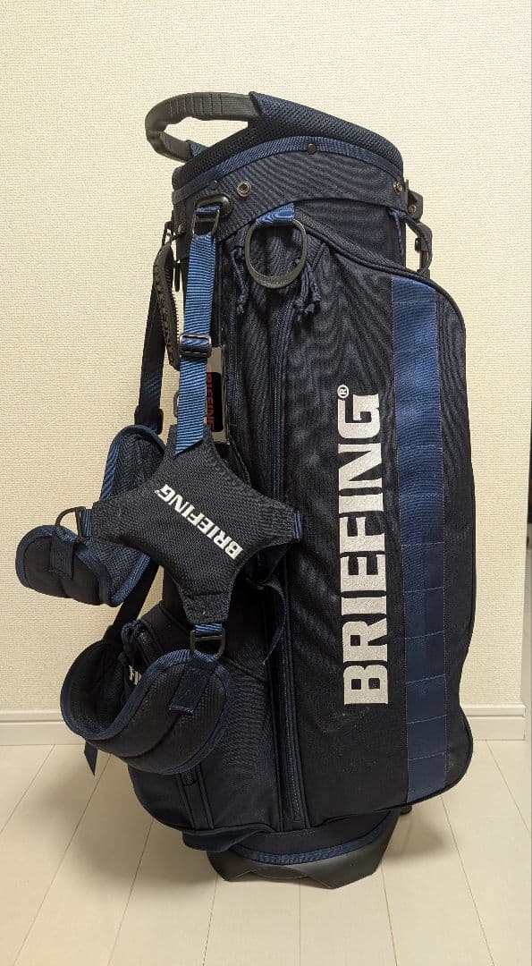 【美品】BRIEFINGGOLF CR-4 #02 キャディバッグ ネイビー