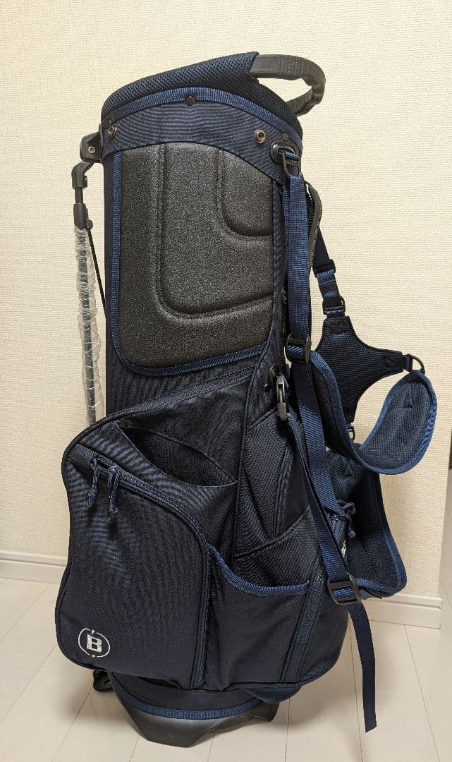【美品】BRIEFINGGOLF CR-4 #02 キャディバッグ ネイビー
