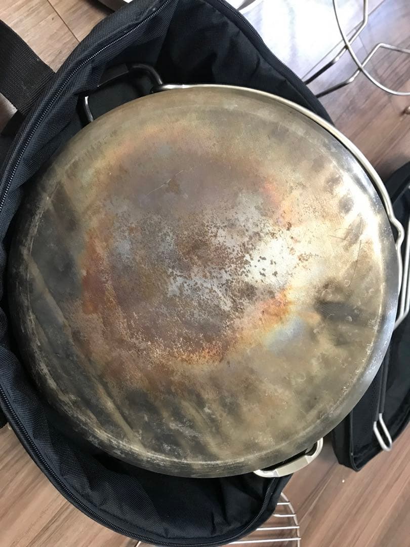 ステンレスダッチオーブン鳥の丸焼きも出来る12インチセット