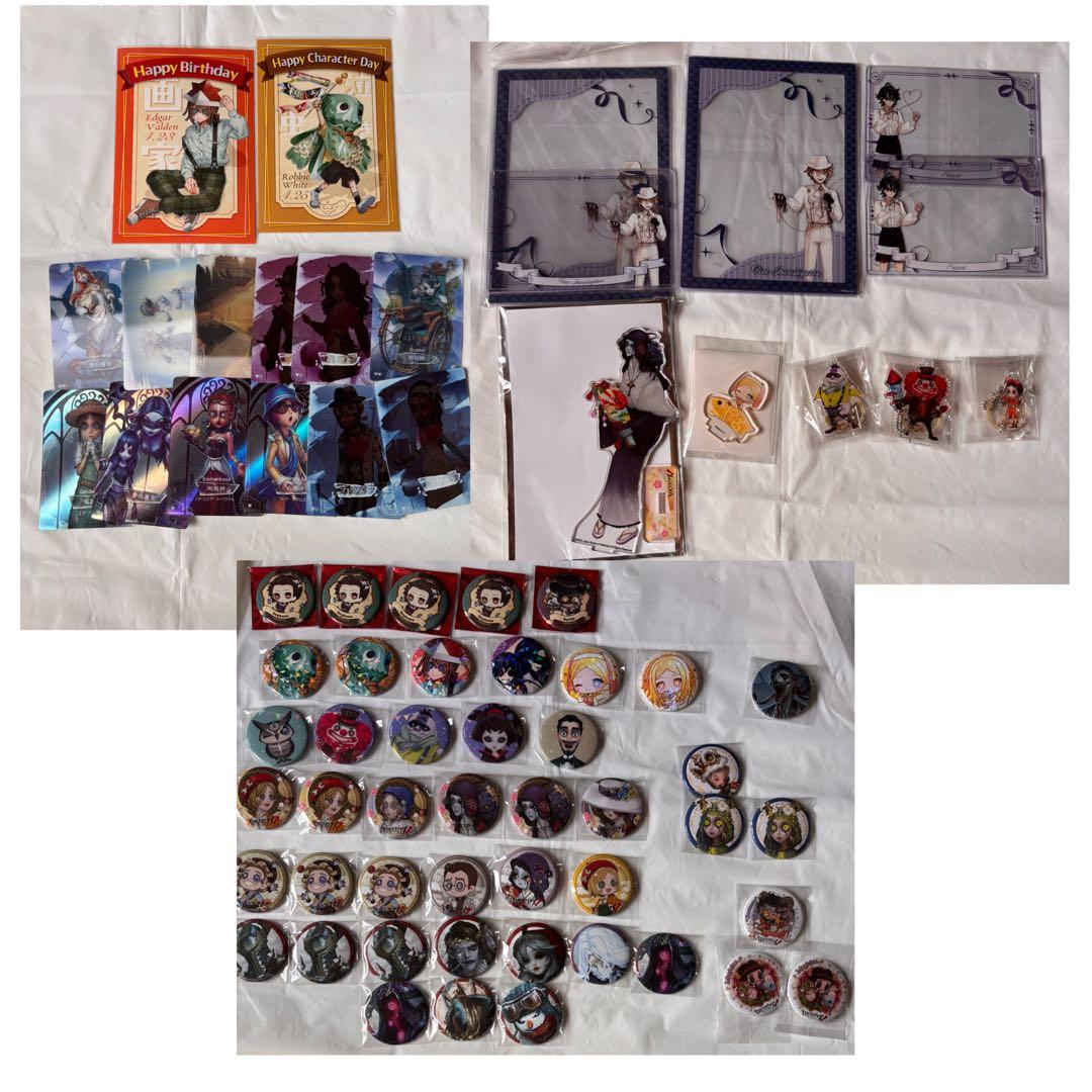 第五人格 缶バッジ アクスタ アクリルカード トレカ ミニアクスタ まとめ売り