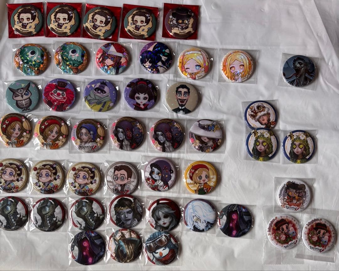 第五人格 缶バッジ アクスタ アクリルカード トレカ ミニアクスタ まとめ売り