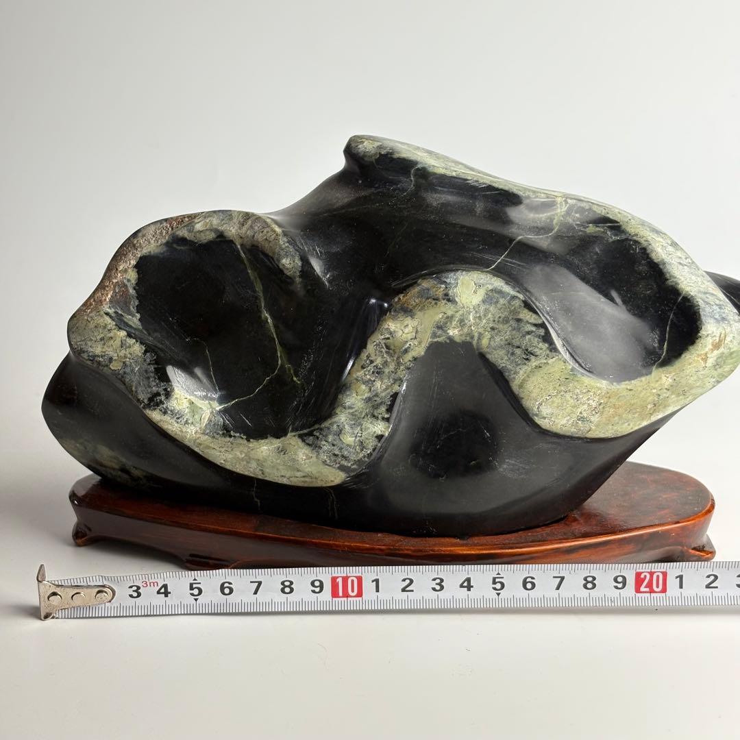 古美術 白蛇石 飾石 天然石 水石 盆石 鑑賞石 置物